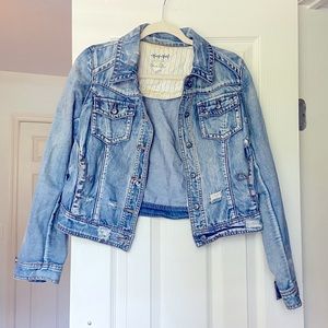 Others Follow Short Denim Jacket